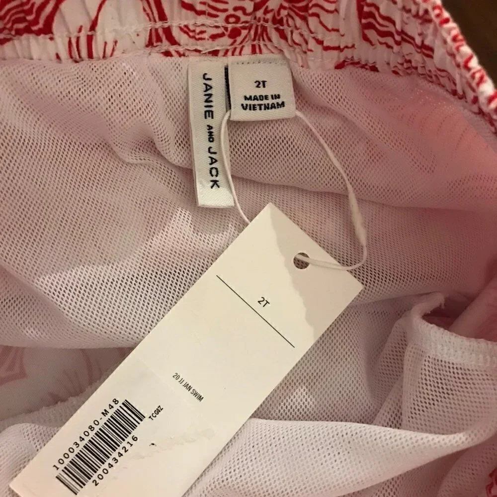 NWT Janie and Jack swim trunk Shorts